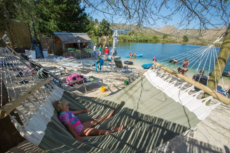 Deck and pool at Old Mac Daddy