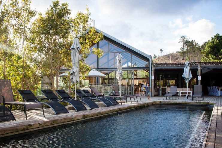 Deck and pool at Old Mac Daddy