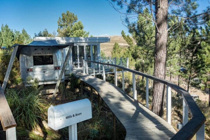 Virtual Tours Old Mac Daddy Airstream trailer exterior